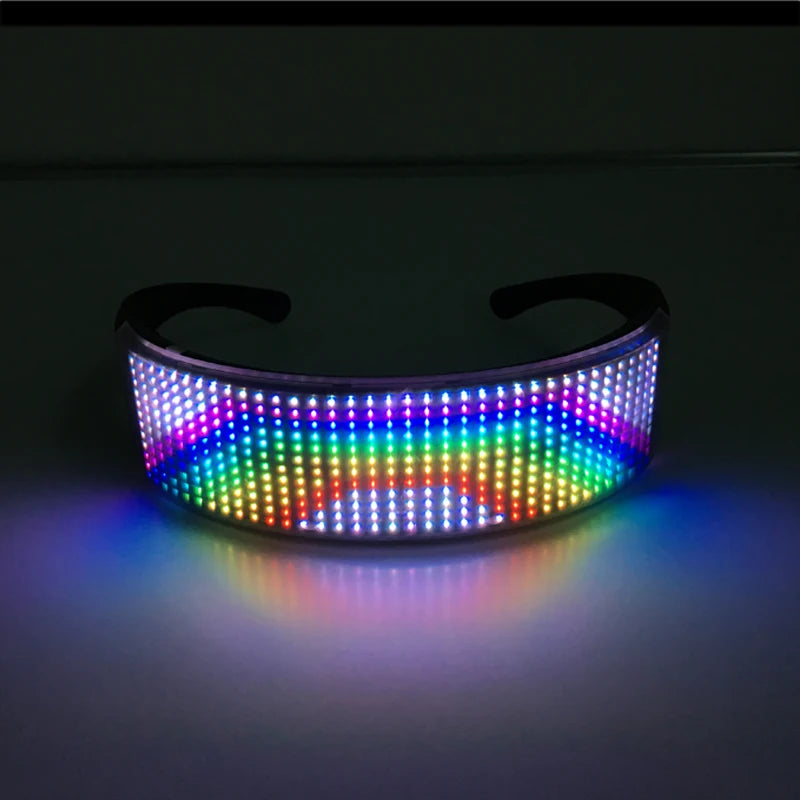 Óculos de Festa LED Bluetooth com Controle por App