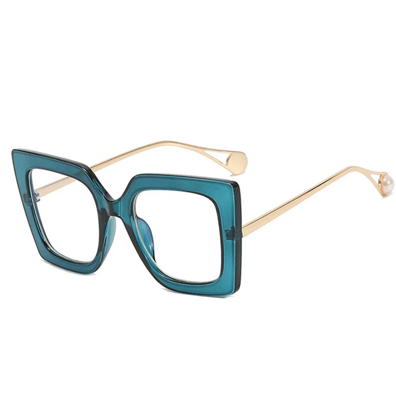 Oversized Square Sweet Vintage Fashion Glasses