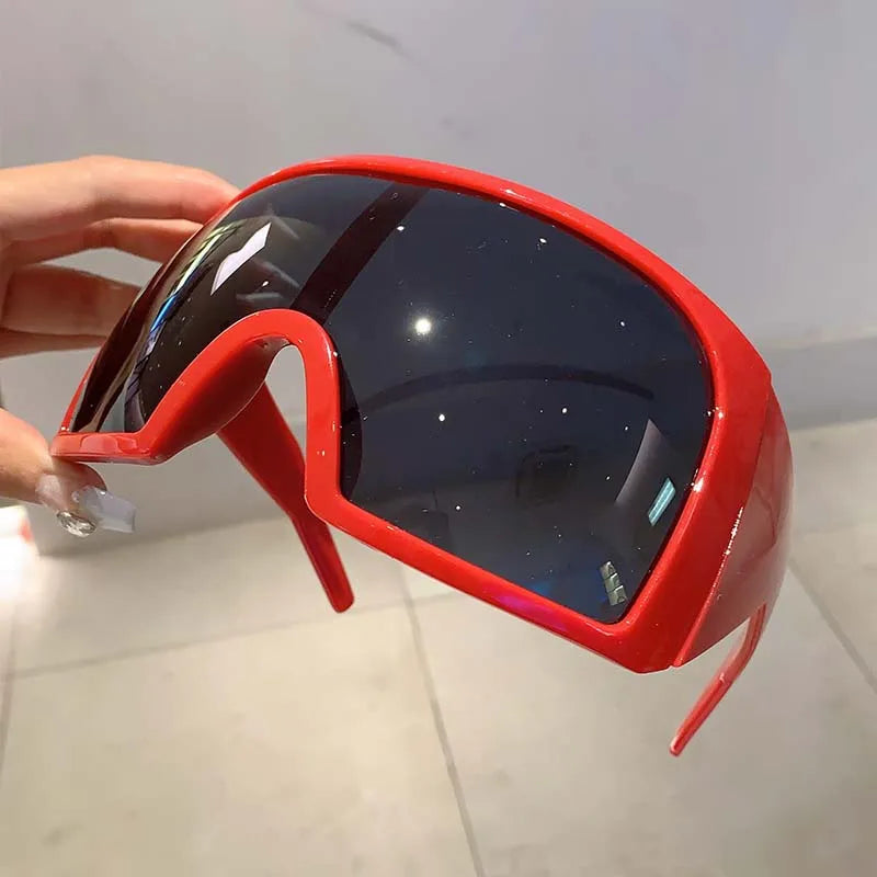 Futuristic Wrap-Around Sport Shades