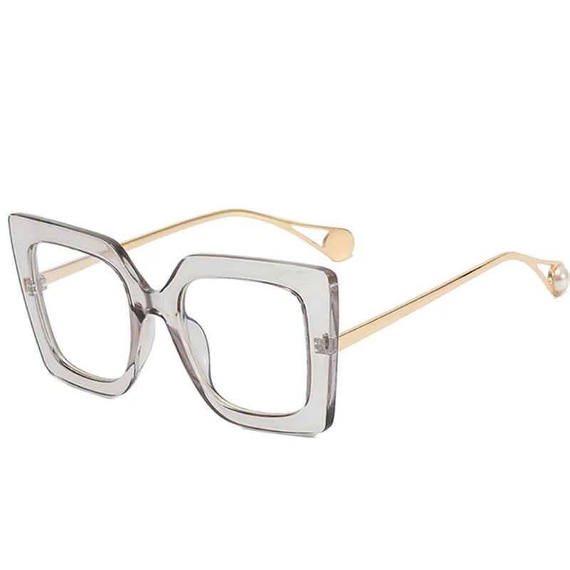 Oversized Square Sweet Vintage Fashion Glasses