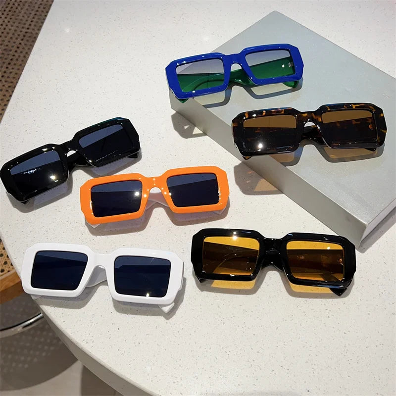 Square Retro Sweet Gradient Shades UV400