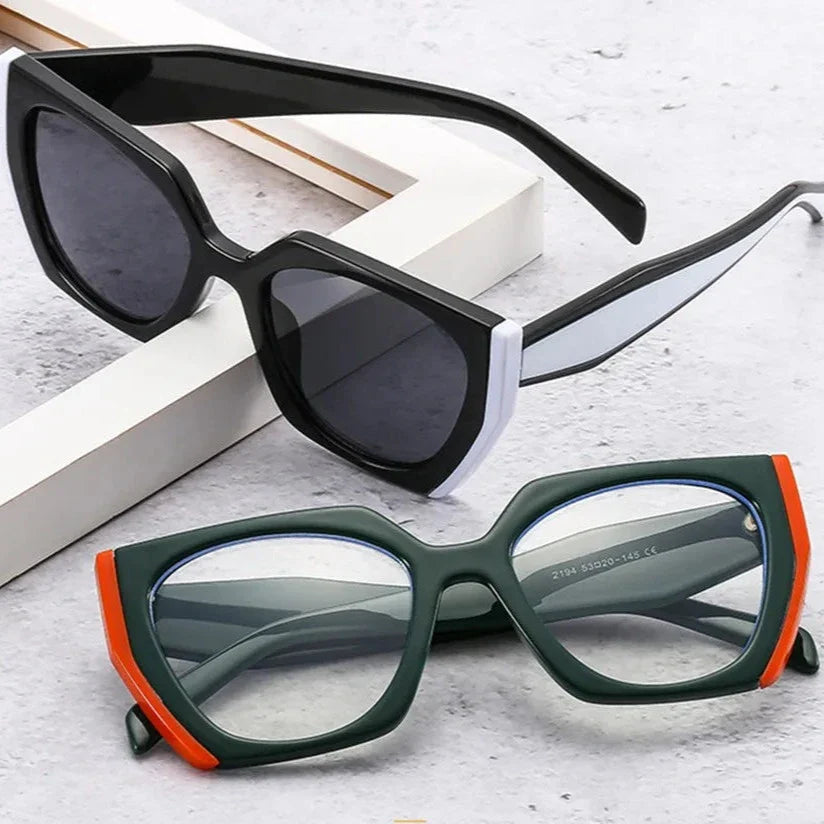 Square CatEye Retro Modern Shades